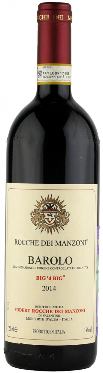 Вино Rocche dei Manzoni, Barolo "Big'd Big" DOCG
