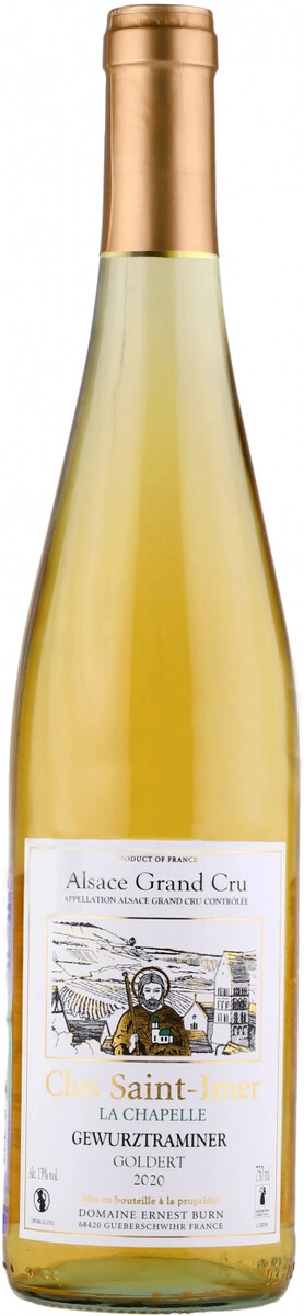Вино Domaine Ernest Burn, Gewurztraminer Alsace Grand Cru Goldert Clos Saint Imer "La Chapelle" AOC