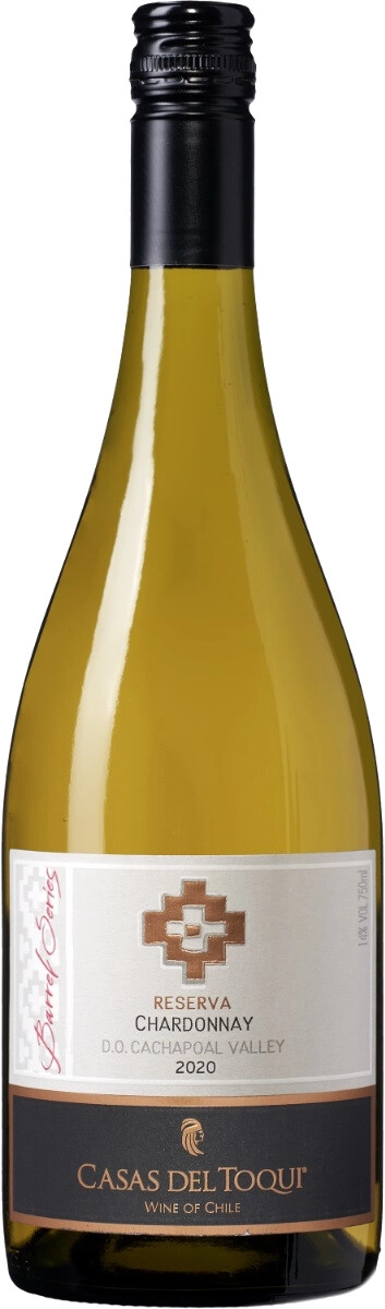 Вино Casas del Toqui, "Barrel Series" Reserva Chardonnay, Cachapoal Valley DO