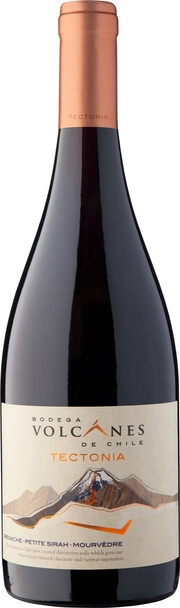 Вино Volcanes, "Tectonia" Grenache Petite-Syrah Mourvedre