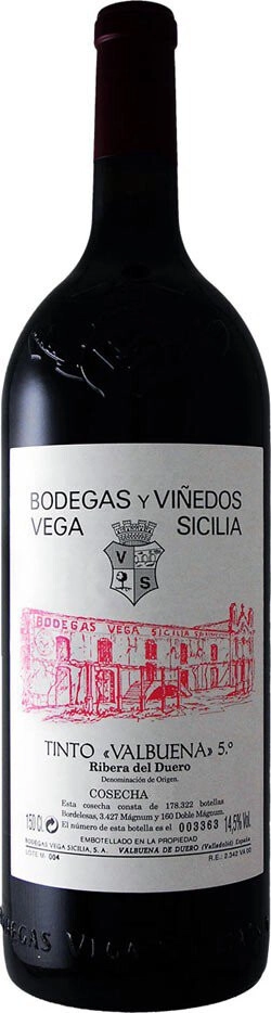 Вино Ribera del Duero DO "Valbuena 5°"