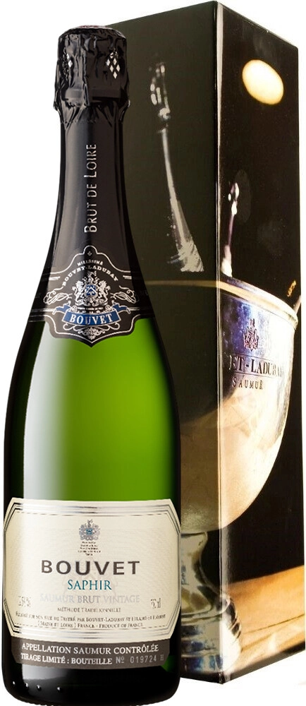Игристое вино Bouvet Ladubay, "Saphir" Brut Vintage, Saumur AOC