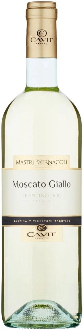 Вино "Mastri Vernacoli" Moscato Giallo, Trentino DOC