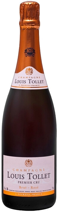Шампанское "Louis Tollet" Premier Cru Brut Rose, Champagne AOC