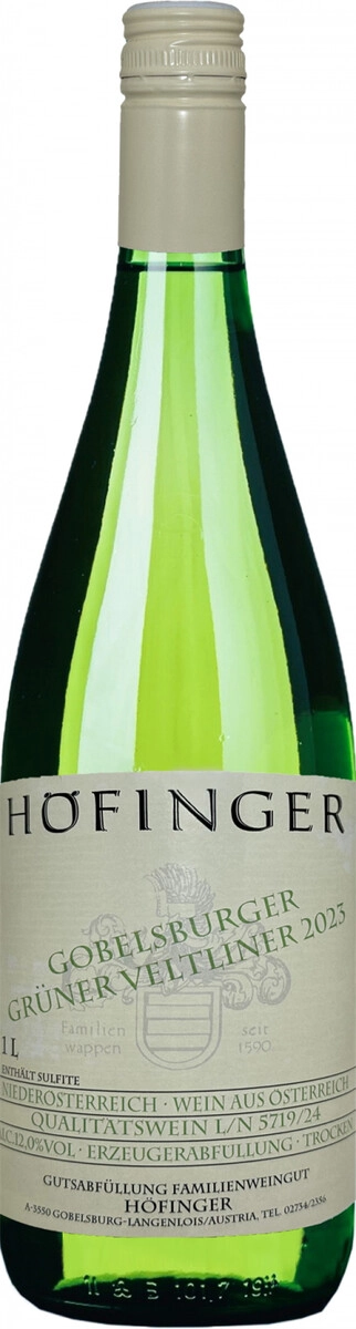 Вино Hofinger, Gruner Veltliner Gobelsburger