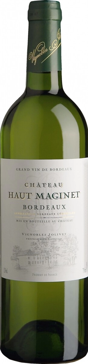 Вино Chateau Haut Maginet Blanc, Bordeaux AOC