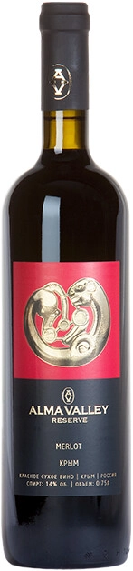 Вино "Alma Valley" Reserve, Merlot