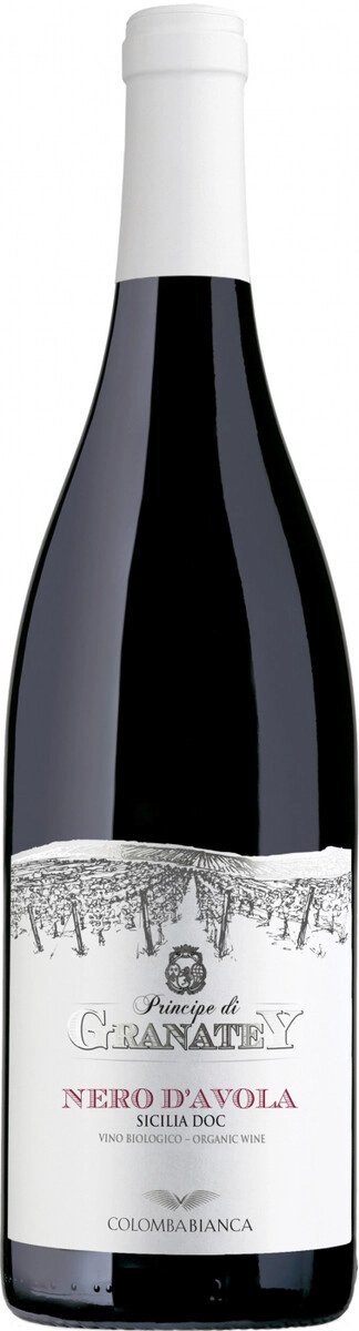 Вино Colomba Bianca, "Principe di Granatey" Nero d'Avola, Sicilia DOC