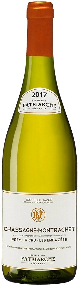 Вино Patriarche, Chassagne-Montrachet 1-er Cru "Les Embazees" AOC