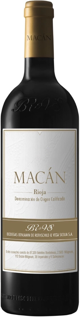 Вино Vega Sicilia, "Macan", Rioja DOCa