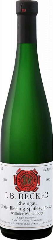 Вино J. B. Becker, Riesling Spatlese "Wallufer Walkenberg"