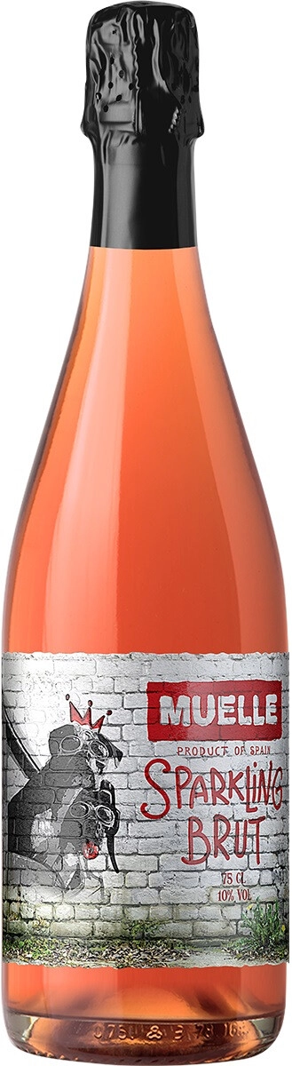 Игристое вино "Muelle" Brut Rosado