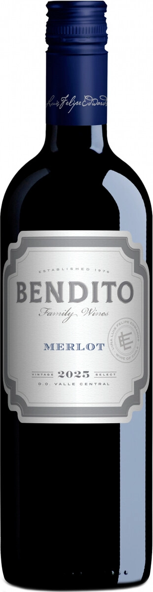 Вино "Bendito" Merlot, Valley Central DO