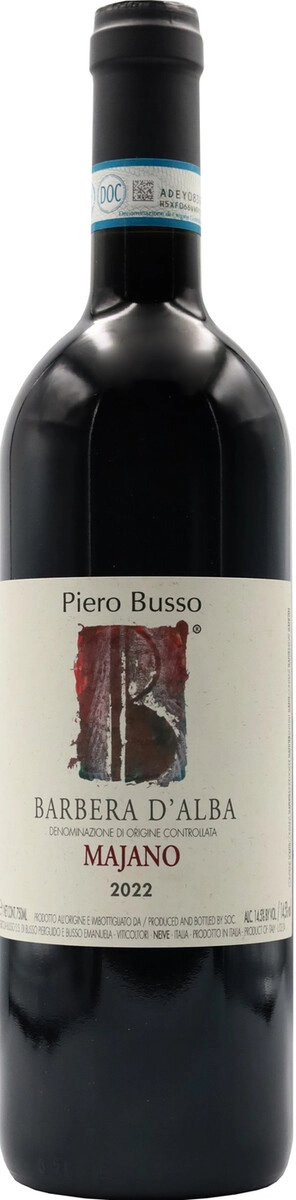 Вино Piero Busso, Barbera d'Alba "Majano" DOC