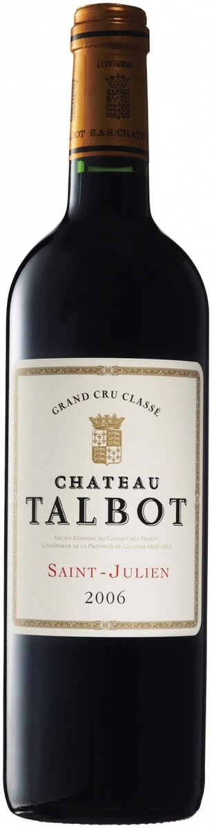 Вино Chateau Talbot St-Julien AOC 4-me Grand Cru Classe
