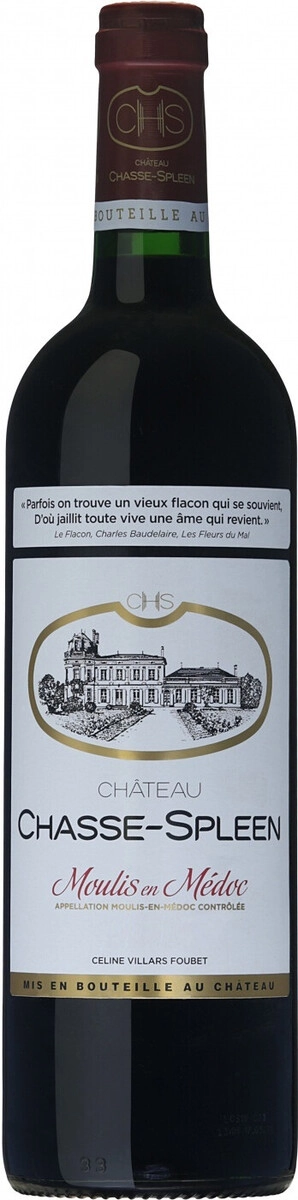 Вино Chateau Chasse-Spleen, Moulis en Medoc AOC Cru Bourgeois