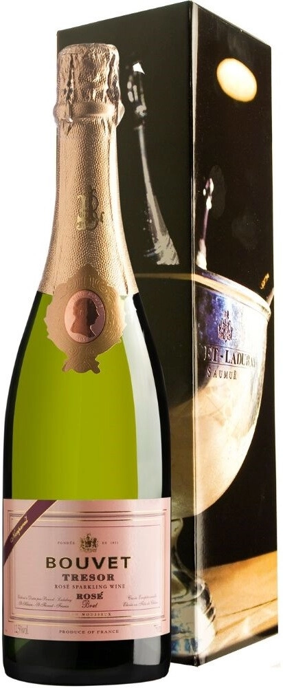 Игристое вино Bouvet Ladubay, "Tresor" Rose Brut, Saumur AOC