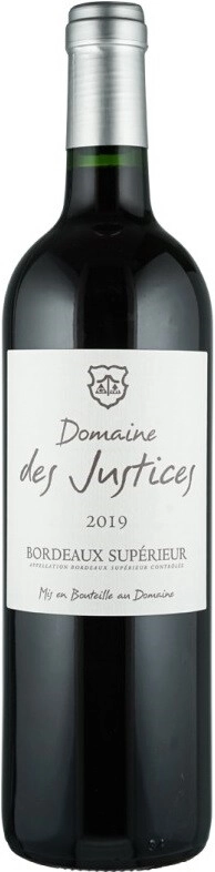Вино "Domaine des Justices" Rouge, Bordeaux Superieur AOC
