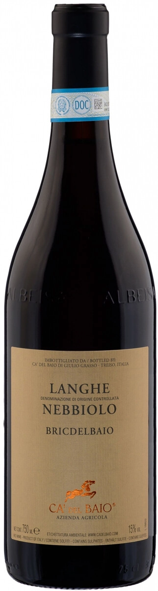 Вино Ca' del Baio, Langhe Nebbiolo "BricdelBaio" DOC