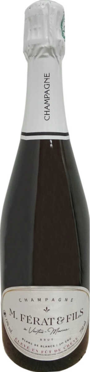 Шампанское Champagne M. Ferat & Fils, Blanc de Blancs Premier Cru Eleve en Fut de Chene Brut