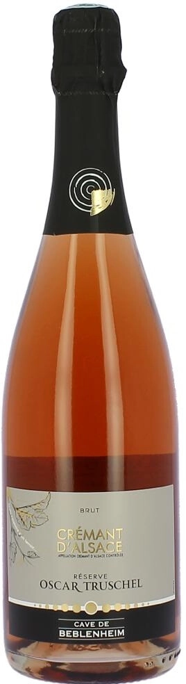 Игристое вино Cave de Beblenheim, "Oscar Truschel" Cremant d'Alsace AOC Brut Rose