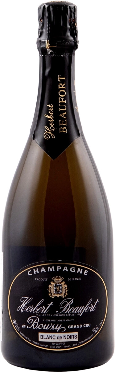 Шампанское Herbert Beaufort, Blanc de Noirs Bouzy Grand Cru, Champagne AOC