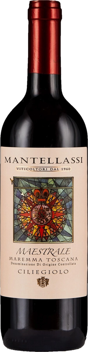 Вино Mantellassi, "Maestrale" Ciliegiolo, Maremma Toscana DOC