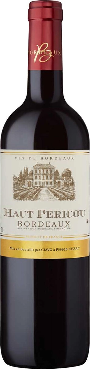 Вино "Haut Pericou", Bordeaux AOC
