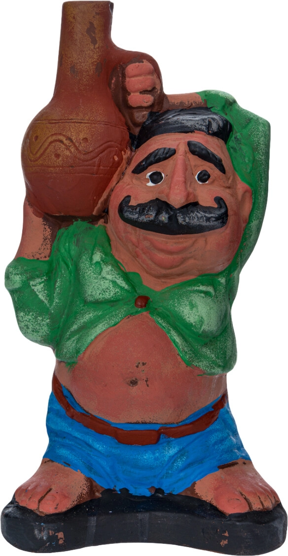 Вино Usakhelauris Venakhebi, "Georgia Country Wines" Kindzmarauli, ceramic bottle "Vinodel"