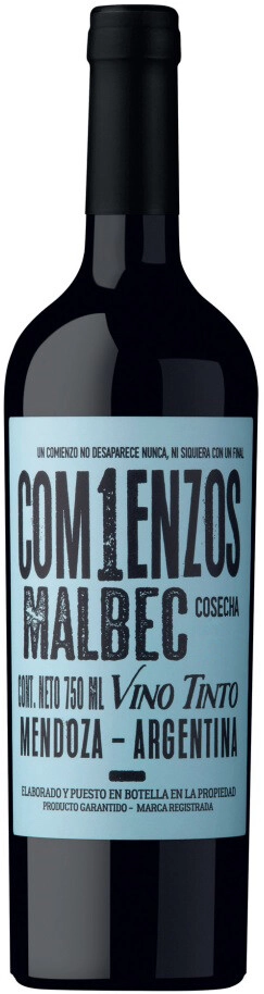 Вино "Comienzos" Malbec