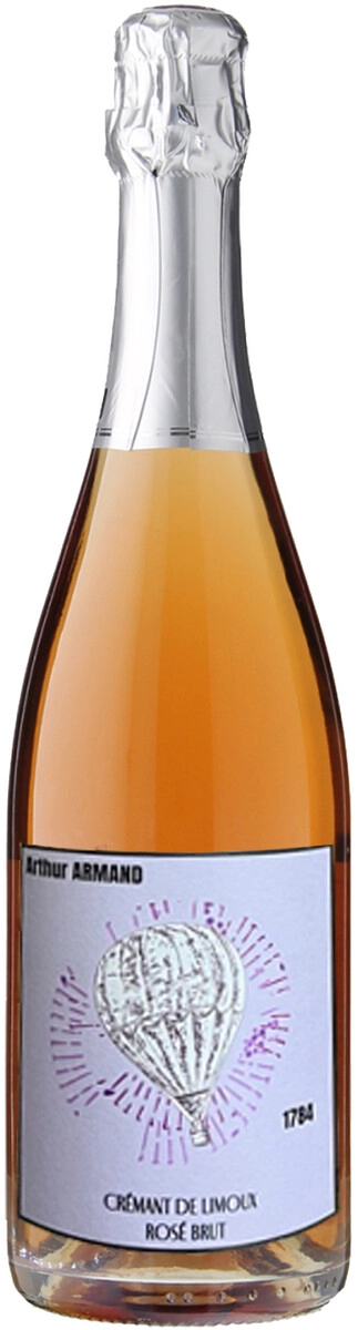 Игристое вино "Arthur Armand" 1784 Cremant de Limoux AOC Rose Brut