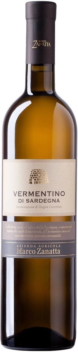 Вино Vigneti Zanatta, Vermentino di Sardegna DOC