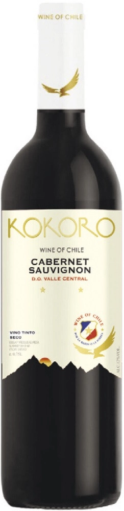 Вино "Kokoro" Cabernet Sauvignon Seco, Valle Central DO