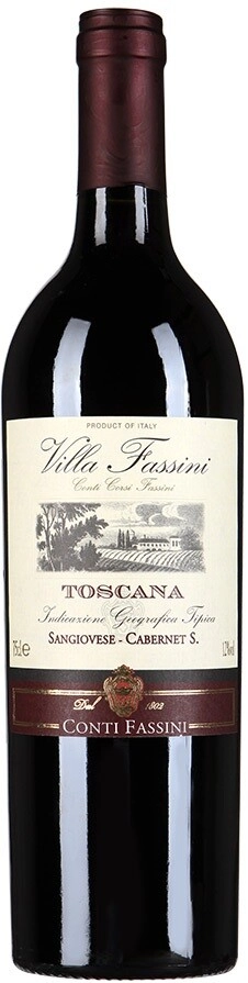 Вино "Villa Fassini" Rosso, Toscana IGT