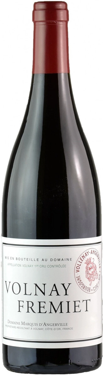 Вино Domaine Marquis D'Angerville, Volnay 1er Cru AOC "Fremiet"