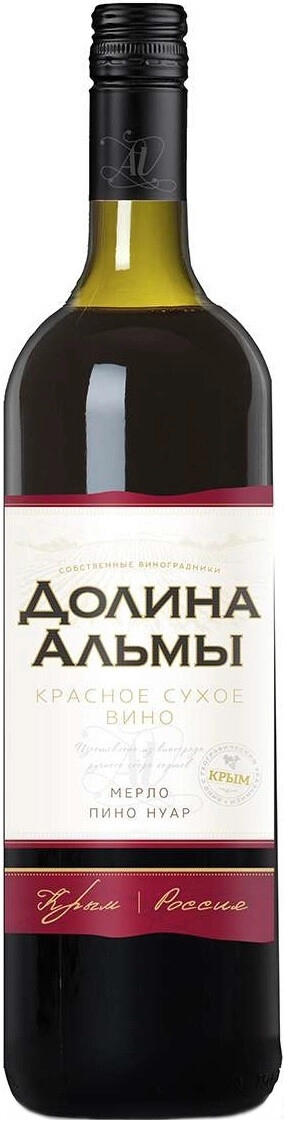 Вино "Долина Альмы" Мерло-Пино Нуар