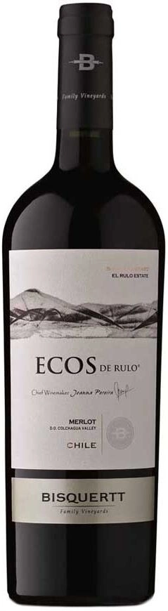 Вино Bisquertt, "Ecos de Rulo" Merlot, Colchagua Valley DO