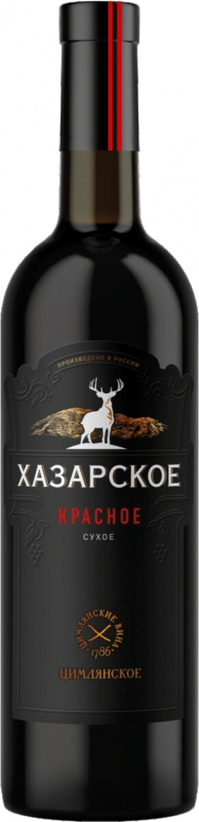 Вино "Хазарское" Красное сухое