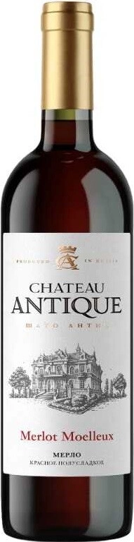 Вино "Chateau Antique" Merlot Moelleux