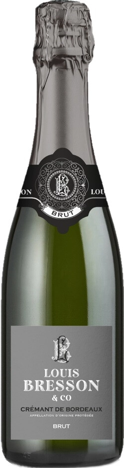 Игристое вино Louis Bresson & Co, Cremant de Bordeaux AOP Brut