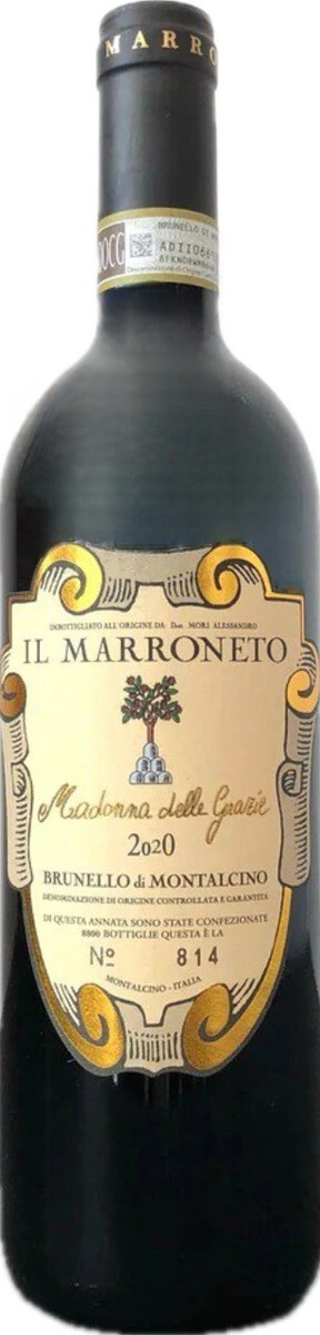Вино Il Marroneto, "Madonna delle Grazie" Brunello di Montalcino DOCG