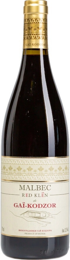 Вино Malbec "Red Klen" de Gai-Kodzor