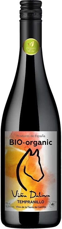 Вино "Vina Dalma" Bio Organic Tempranillo, Tierra de Castilla IGP