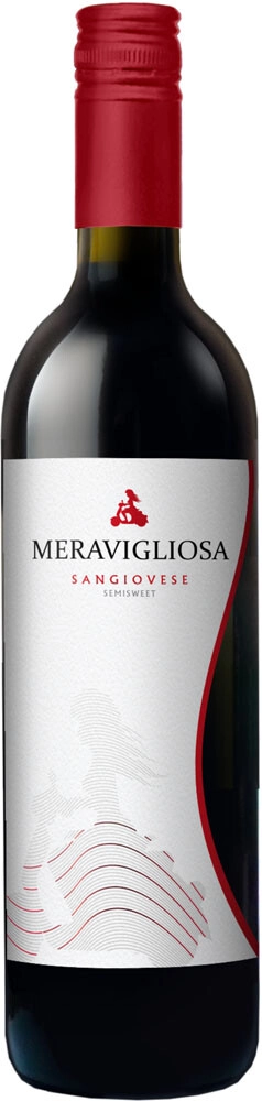 Вино "Meravigliosa" Sangiovese Semisweet, Rubicone IGT