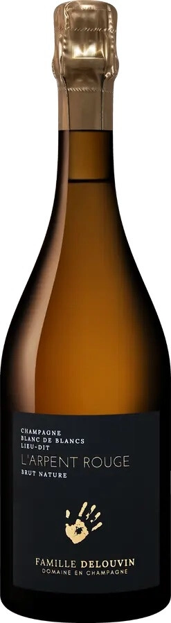 Шампанское Famille Delouvin, Lieu-Dit "L'Arpent Rouge" Blanc de Blancs Brut Nature, Champagne AOC