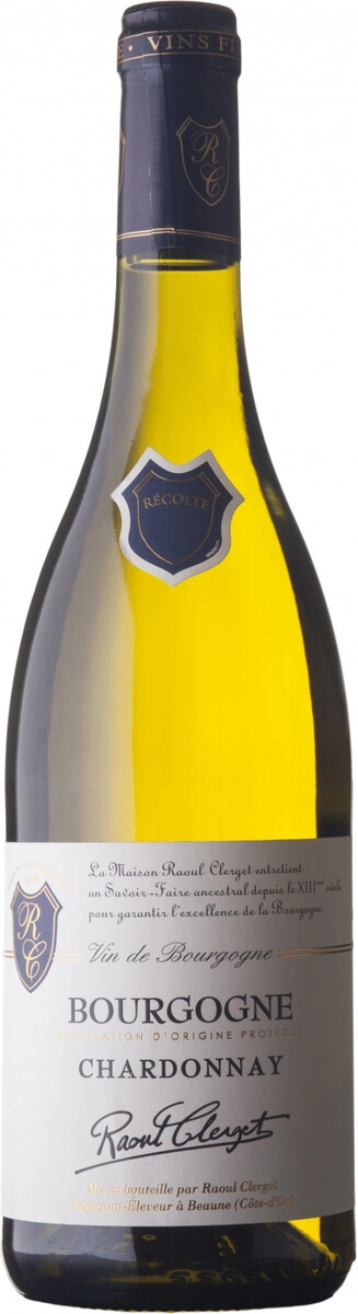 Вино Raoul Clerget, Bourgogne AOP Chardonnay