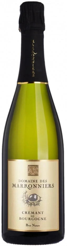 Игристое вино Domaine des Marronniers, Cremant de Bourgogne Brut Nature AOC