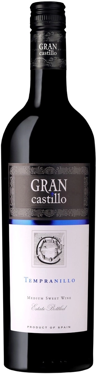 Вино Gran Castillo, Tempranillo Semi-Sweet, Valencia DOP