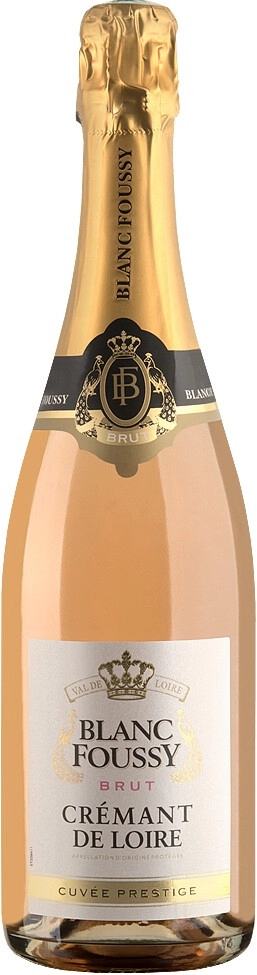 Игристое вино LaCheteau, "Blanc Foussy" Cuvee Prestige Rose Brut, Cremant de Loire AOP