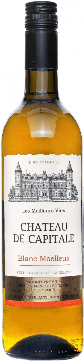 Вино "Chateau de Capitale" Blanc Moelleux